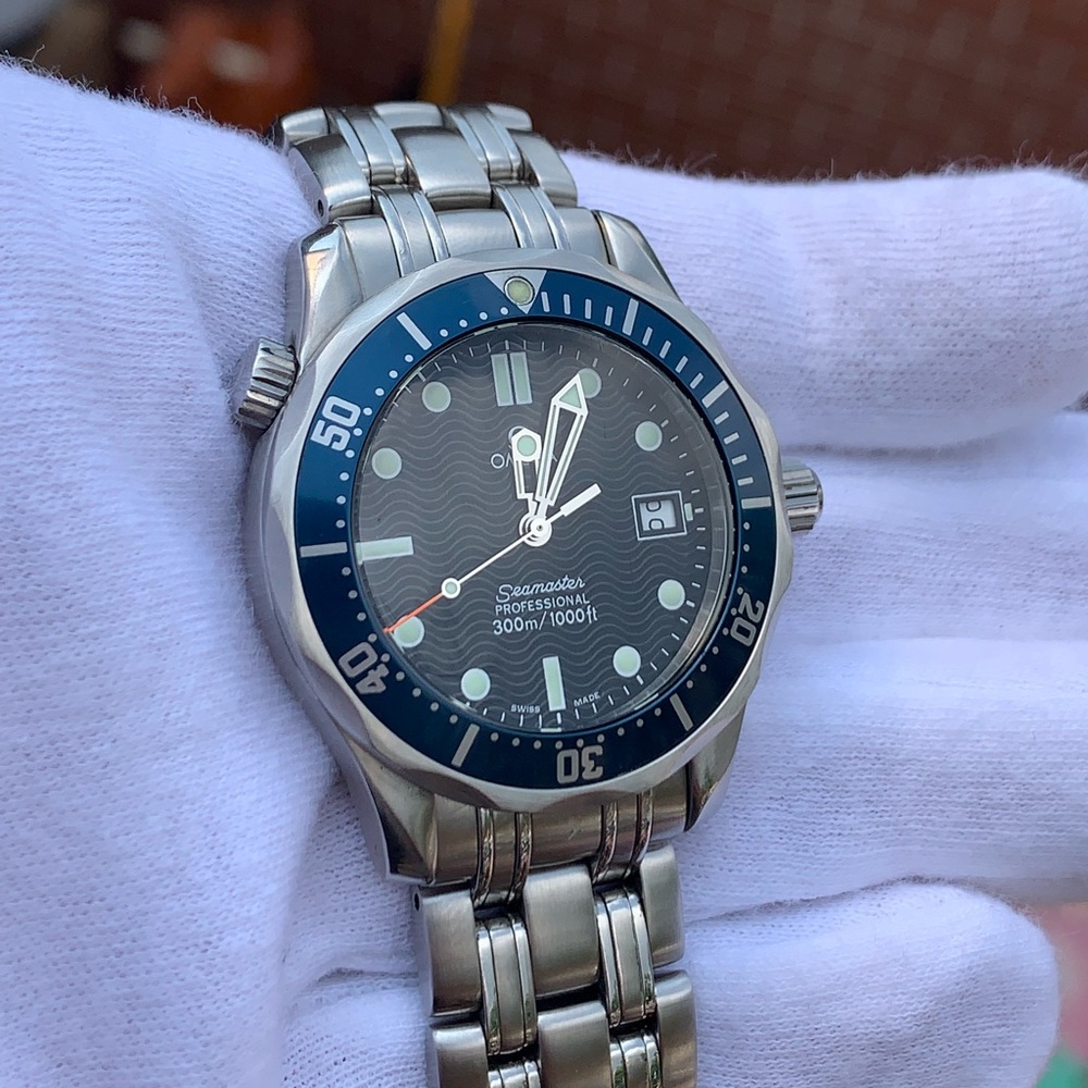 OMEGA SEAMASTER BLUE PROFESSIONAL MENS WATCH